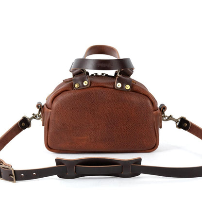 HOFFMAN LEATHER CROSSBODY BAG - MINI - LIME GREEN