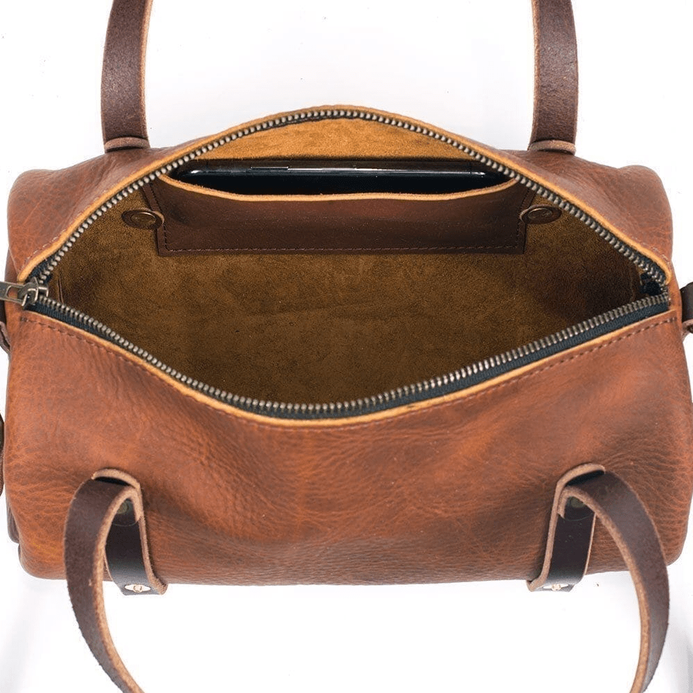JANE LEATHER CROSSBODY - TAN