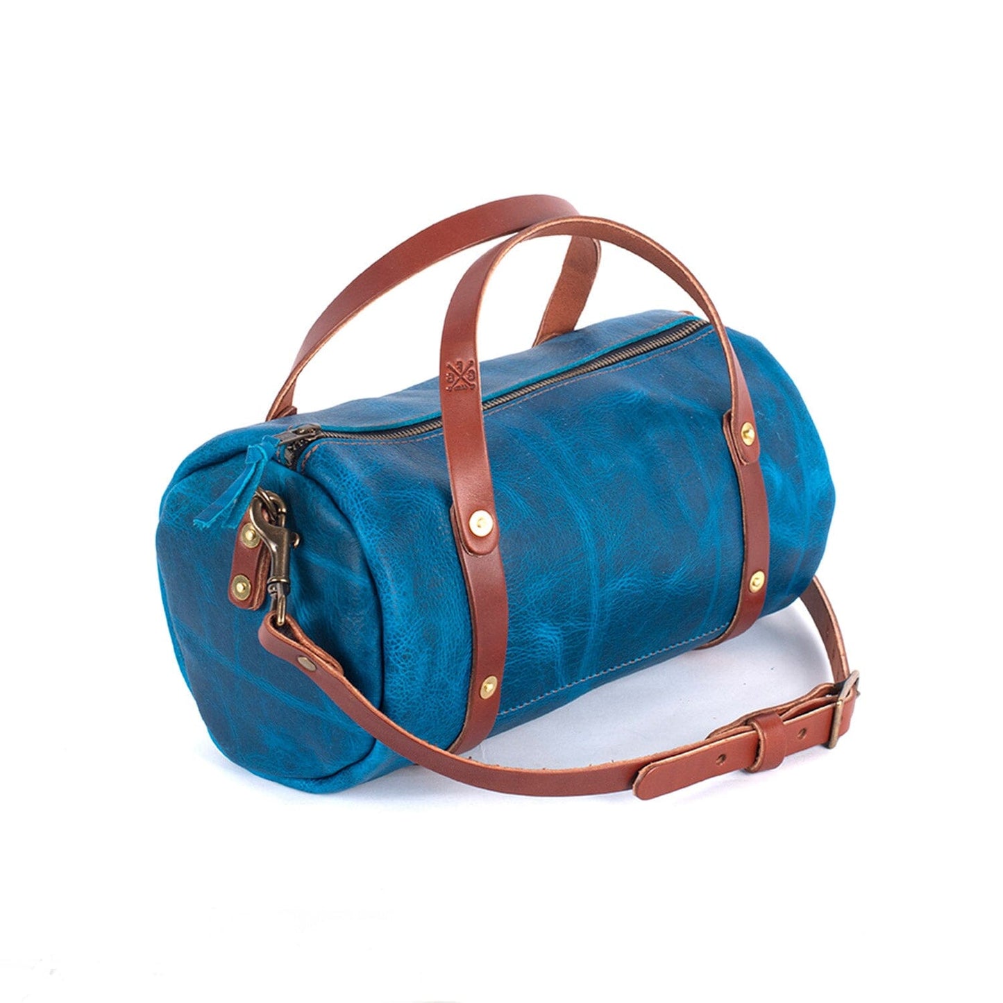 JANE LEATHER CROSSBODY - COBALT BISON