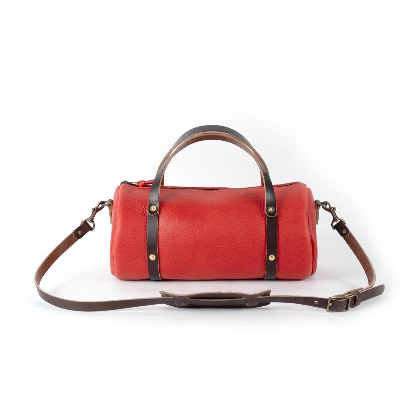JANE LEATHER CROSSBODY - LARGE - CRIMSON