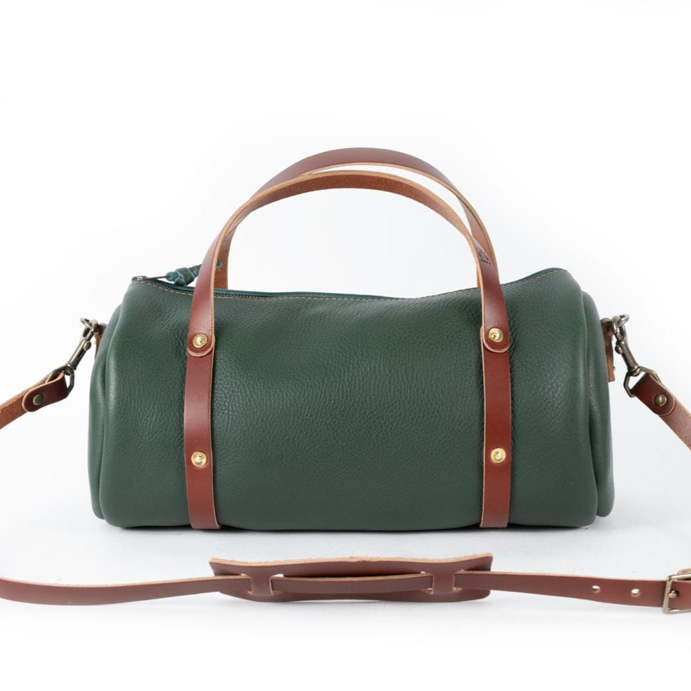 JANE LEATHER CROSSBODY - LARGE - FOREST GREEN