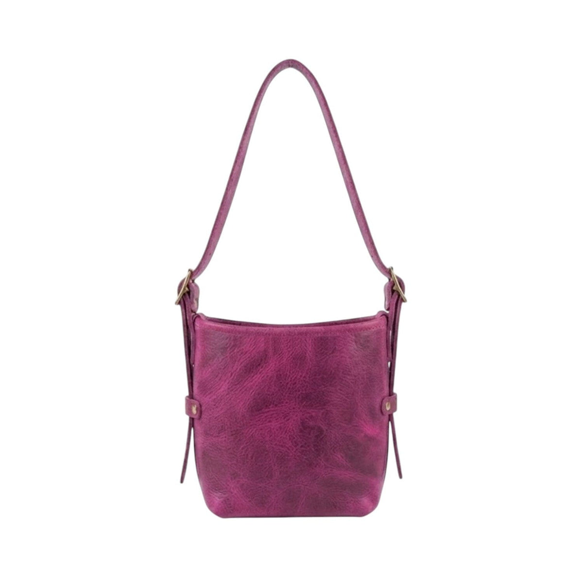 JULIANNE LEATHER HOBO BAG - MINI