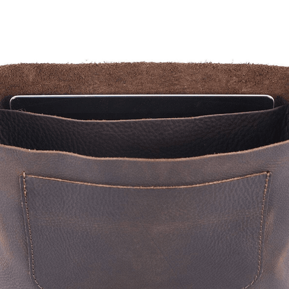 KINDLE LEATHER SATCHEL - MERLOT - IN STOCK
