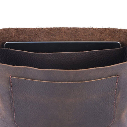 KINDLE LEATHER SATCHEL - GOLDEN SUN