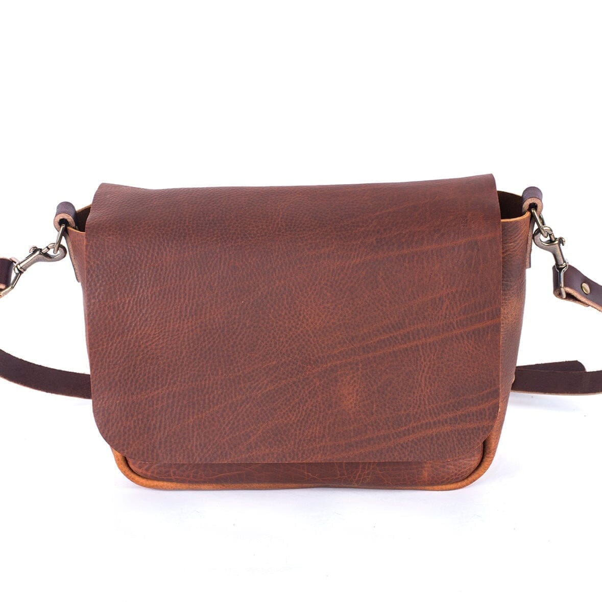 KINDLE LEATHER SATCHEL - LIME GREEN