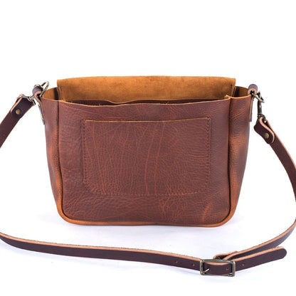 KINDLE LEATHER SATCHEL - NAVY