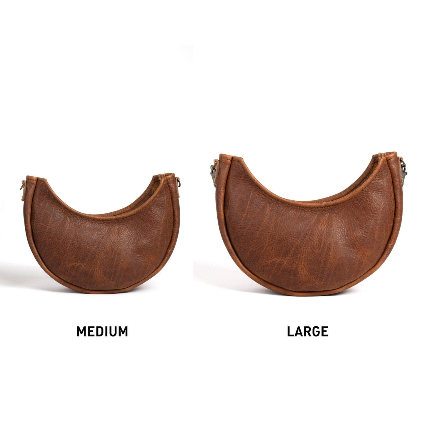 NOLA LEATHER CRESCENT BAG - LARGE - PRE ORDER