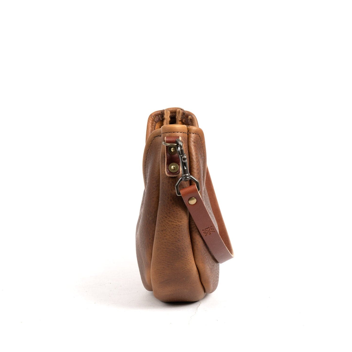 NOLA LEATHER CRESCENT BAG - SMALL