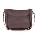 RENNIE LEATHER SHOULDER BAG - LARGE - MOCHA