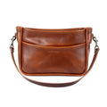 RENNIE LEATHER SHOULDER BAG - LARGE - CHESTNUT