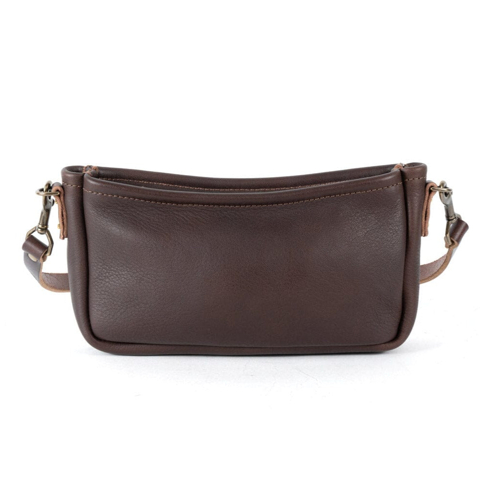 RENNIE LEATHER SHOULDER BAG - MOCHA