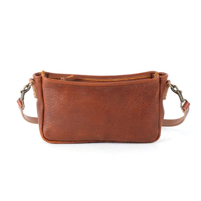 RENNIE LEATHER SHOULDER BAG - RAVEN