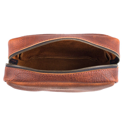 SARAH LEATHER CROSSBODY - RAVEN