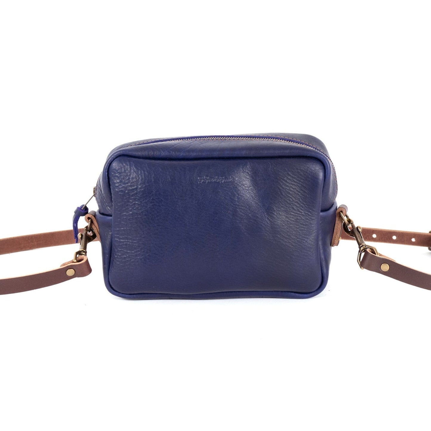 SARAH LEATHER CROSSBODY - VIOLET