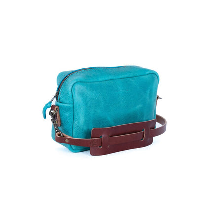 SARAH LEATHER CROSSBODY - LARGE - BERMUDA