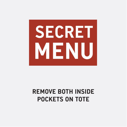 NO INTERIOR POCKETS