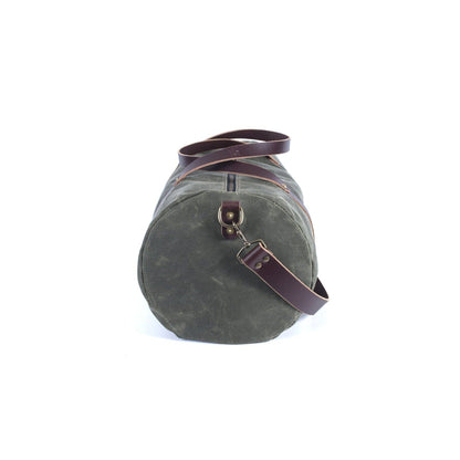 WILLIAM WAXED CANVAS DUFFLE BAG