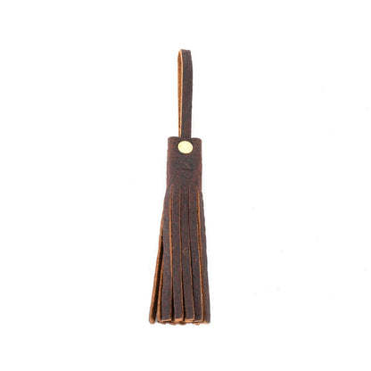 LEATHER TASSEL BAG CHARM