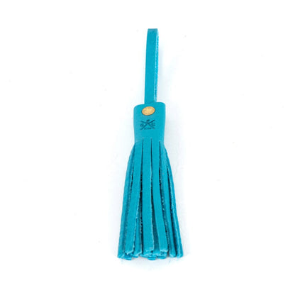 LEATHER TASSEL BAG CHARM