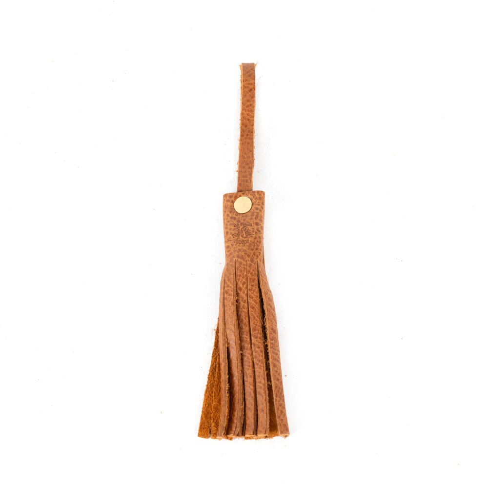 LEATHER TASSEL BAG CHARM