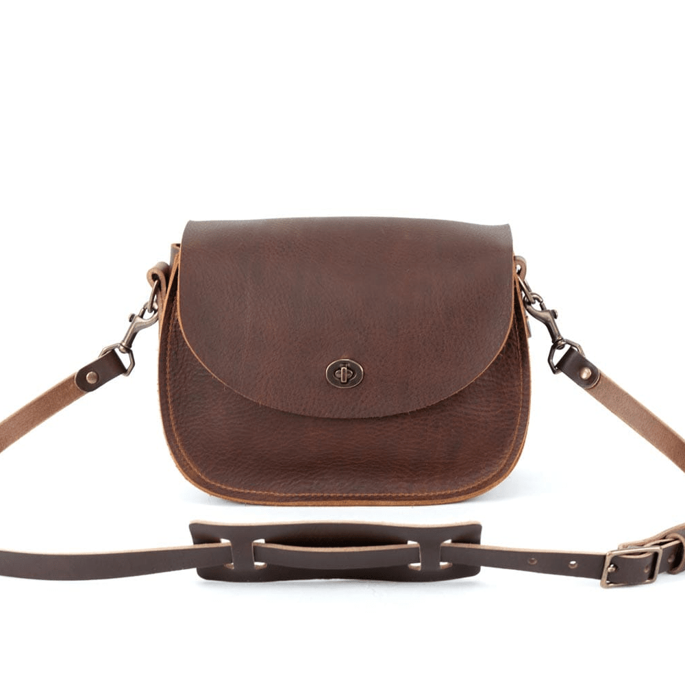 VIVIAN SATCHEL LEATHER CROSSBODY - LIME GREEN