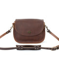 VIVIAN SATCHEL LEATHER CROSSBODY DELUXE - NAVY