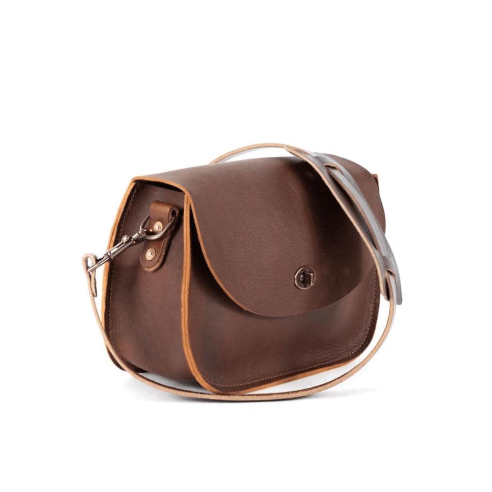 VIVIAN SATCHEL LEATHER CROSSBODY - LIME GREEN