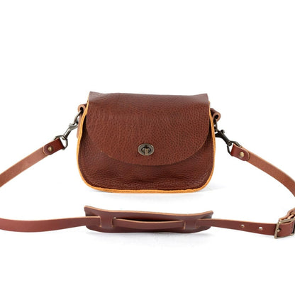 VIVIAN SATCHEL LEATHER CROSSBODY - SMALL - GRASS GREEN