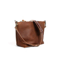 ZIP TOP LEATHER BUCKET BAG - SMALL - PRE ORDER