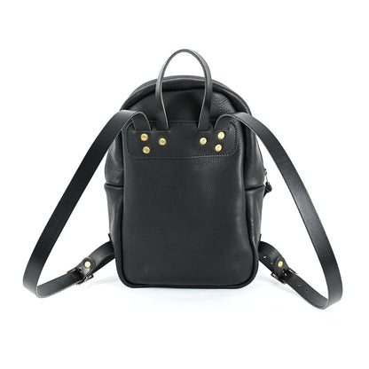CLASSIC ZIPPERED LEATHER BACKPACK - MEDIUM - IN STOCK