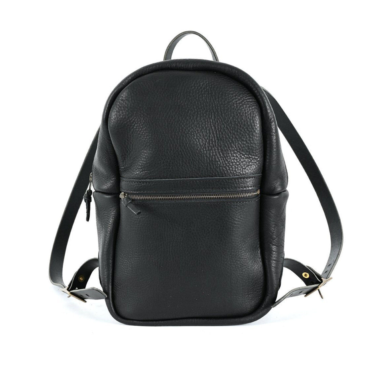 CLASSIC ZIPPERED LEATHER BACKPACK - MEDIUM - IN STOCK
