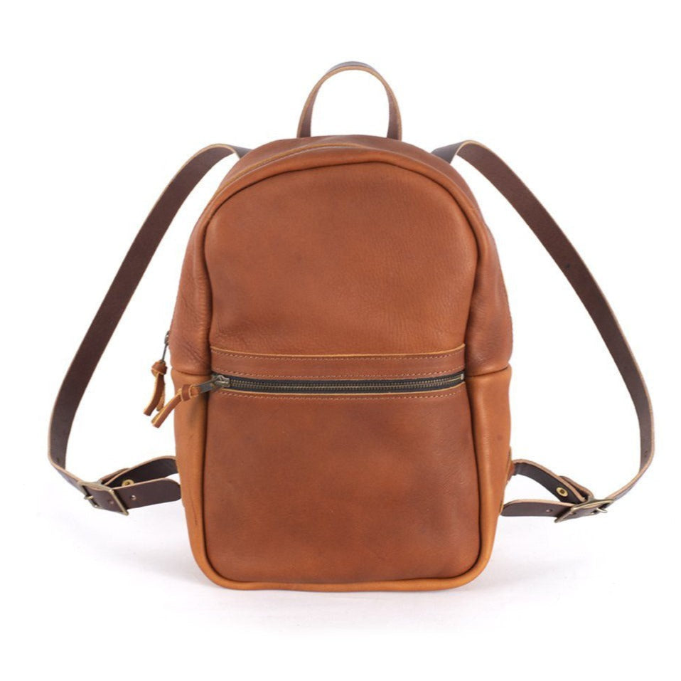 CLASSIC ZIPPERED LEATHER BACKPACK - MEDIUM - IN STOCK