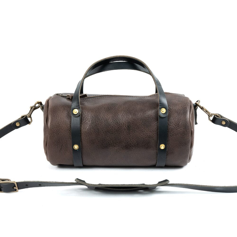 JANE LEATHER CROSSBODY - CHARCOAL BISON