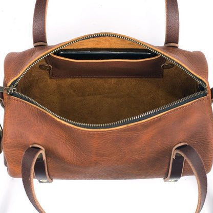 JANE LEATHER CROSSBODY - BLACK