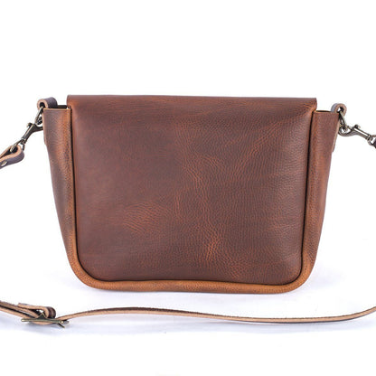 KINDLE LEATHER SATCHEL - LIME GREEN
