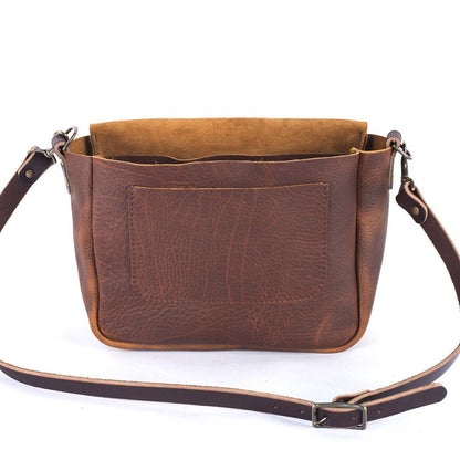 KINDLE LEATHER SATCHEL - RAVEN