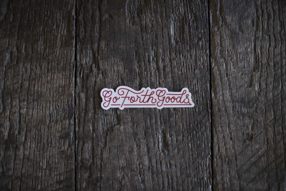 SCRIPT LOGO STICKER