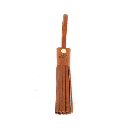 LEATHER TASSEL BAG CHARM