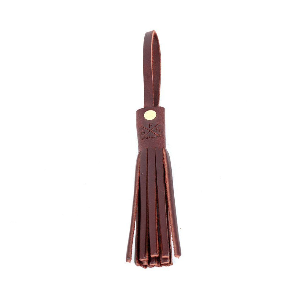 LEATHER TASSEL BAG CHARM