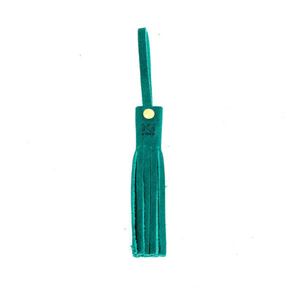 LEATHER TASSEL BAG CHARM